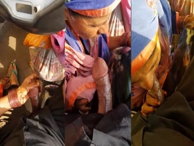 Muslim aunty gives roadside blowjob to stranger