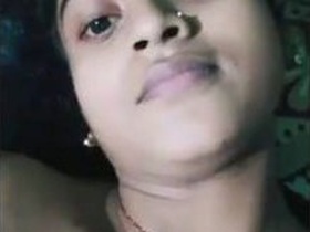 Village girl flaunts her shaved pussy in a nude show