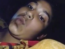 Indian village girl with a pretty pussy performs live on camera