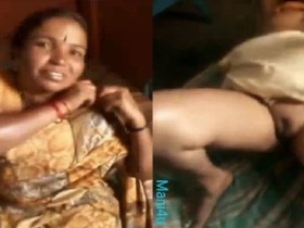 Tamil village aunties in sarees get naughty on camera