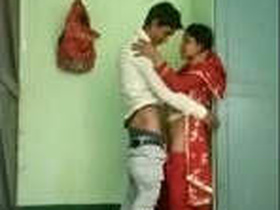 Desi couple enjoys steamy sex at home without anyone knowing