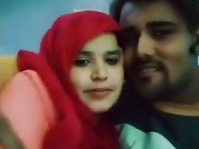 Neighborhood Desi mature with lover