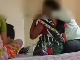 Tamil triplets have lesbian sex in front of a camera