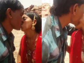 Desi babe gets fucked hard by her lover while standing