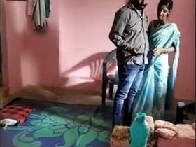 Desi couple enjoys a quickie with their neighbor