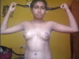 Dusky teen takes revenge on her partner in video update