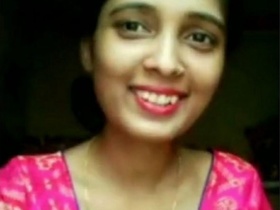 Pretty girlfriend strips and teases her boyfriend in video chat