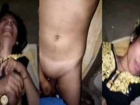Indian MMS with bald pussy and hardcore sex