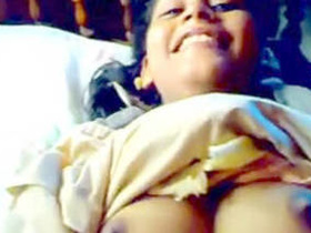 Mallu babe's exposed boobs and intimate moments with boyfriend