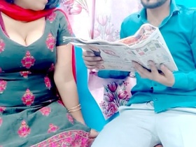 Share a moment with your partner by reading the newspaper together.