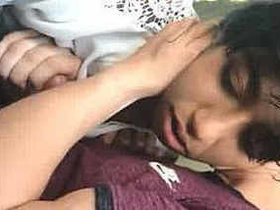 Pakistani girl enjoys giving oral pleasure to her Indian boyfriend