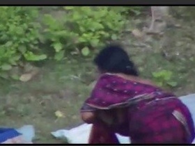 Indian village wife flaunts her big boobs