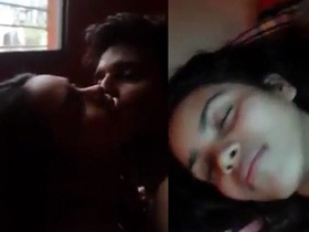 Young blonde girl gives blowjob and gets fucked