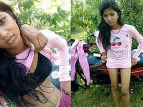 Cute Indian couple shares passionate moments in bed