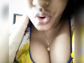 Indian girlfriend teases with photos and videos