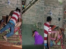 Desi bhabi caught on camera by a peeping tom while having sex