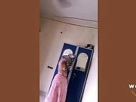 Village aunty Radha gets naughty in this steamy video