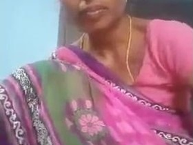 Telugu bhabhi flaunts her breasts and vagina