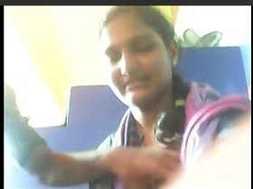 A college girl in Lucknow enjoys a cup of coffee