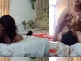 Desi aunty's hardcore XXX with her hot chachi