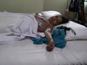 Indian couple Madhuri and Deepa in love in amateur video