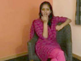 College girl Divya indulges in solo play at home