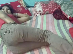 Horny wife gets wild with a friend while her husband is away