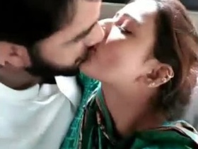 Pakistani couple has passionate sex in the backseat of a car