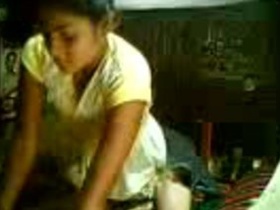 Desi teen girl pleasures herself with her uncle in a village setting