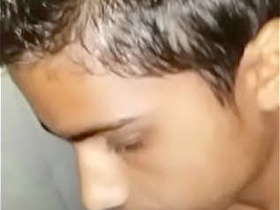 Masturbating Indian girl with a dildo