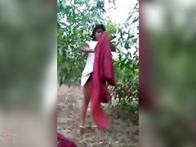 Indian group sex in a Bihari backyard