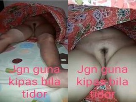 Exclusive video of a sleeping wife's pussy being recorded