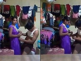Desi wife gets fucked by her father-in-law in a village setting
