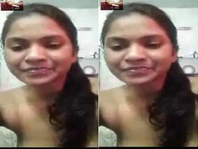 Exclusive video of a cute desi girl flaunting her assets