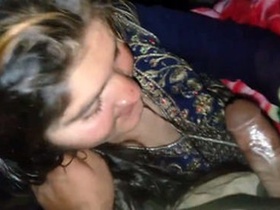 Pakistani wife sucks her husband's nephew's cock