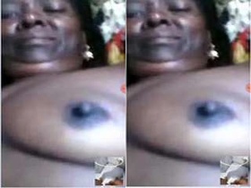 Exclusive video of Mallu bhabhi flaunting her boobs and pussy