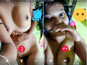 Exclusive video of pretty Sri playing with her boobs and pussy