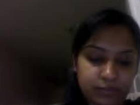 Indian wife in bedroom with her husband