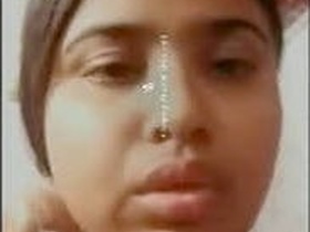 Cute Libyan teen cam girl shows off her assets