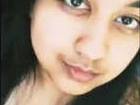 Cute girlfriend teases her soft ass and breasts in a steamy video