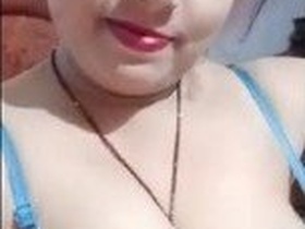 Desi cutie with big boobs gets naughty on camera