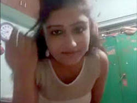 Indian bhabhi in sexy dress teases her fans