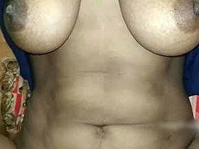 Indian couple shows off their reverse cowgirl skills in blue shorts and backwards hat