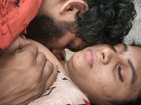 Indian YouTuber Vaishnavi's boob and belly button press video