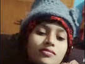 A seductive blonde engages in oral and penetrative sex in MMS clips