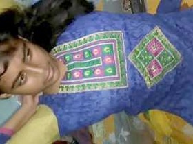 Nice show of Desi girl Alice's body in a village