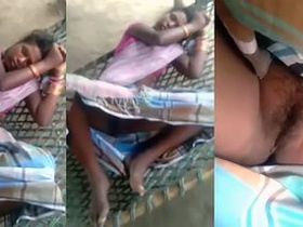 Aunty from the village shares her intimate home videos