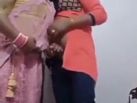 Two Indian transgender women have a good time