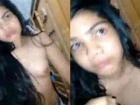 Desi teenager puts her XXX skills to the test in clothing removal practice