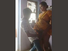 Newly leaked MMS of Bhabhi getting fucked in the kitchen by Dewar